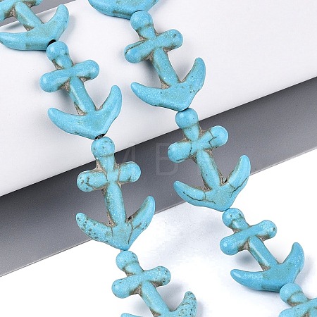 Synthetic Turquoise Beads Strands G-N364-04A-01-1