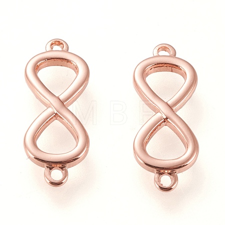 Brass Links Connectors KK-L006-004RG-1
