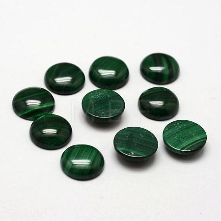Natural Malachite Cabochons G-O146-03E-1