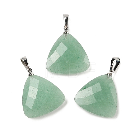 Natural Green Aventurine Pendants G-L614-D04-P03-1