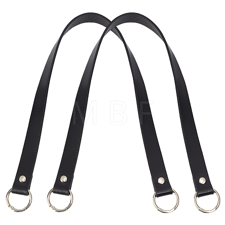 2Pcs PU Leather Purse Strap Extenders DIY-CL0001-89A-1