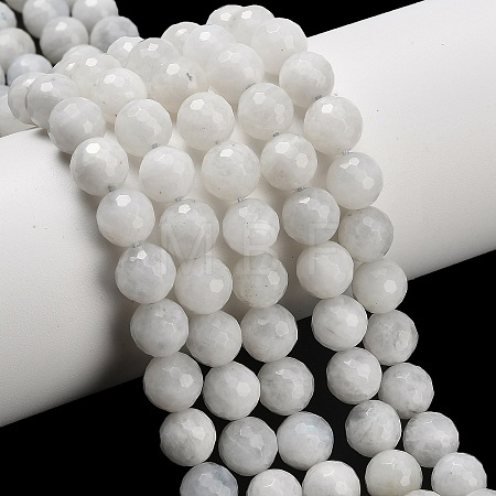 Natural Rainbow Moonstone Beads Strands G-C280-B15-8mm-1