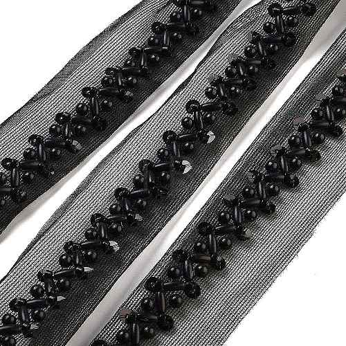Polyester Lace Trims OCOR-A007-01-1