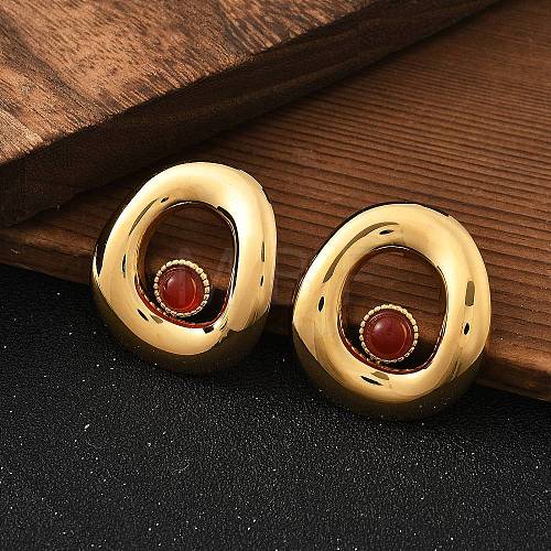 304 Stainless Steel Stud Earrings STAS-Z112-12G-02-1