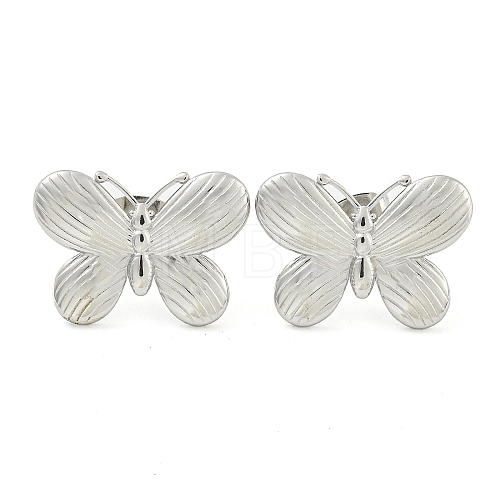 Non-Tarnish 304 Stainless Steel Stud Earrings for Women EJEW-S227-42P-1