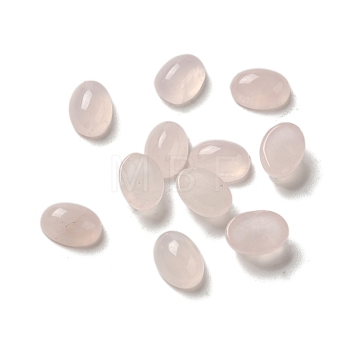 Natural Rose Quartz Cabochons G-F605E-11B-1