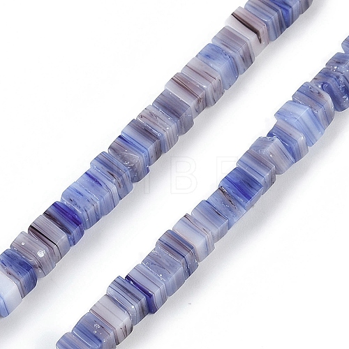 Handmade Lampwork Beads Strands LAMP-Q037-02A-04-1