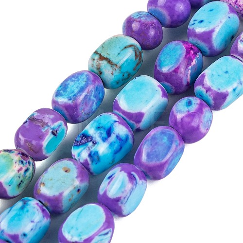 Natural Imperial Jasper Beads Strands G-B083-B01-01-1