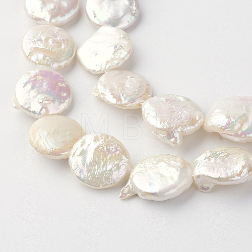 Natural Baroque Pearl Keshi Pearl Beads Strands PEAR-R064-06-1