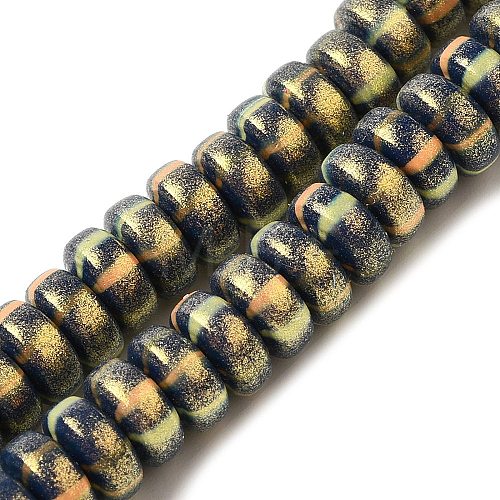 Handmade Polymer Clay Beads Strands CLAY-H006-03S-1