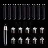 Glass Bottle Pendants GLAA-PH0007-48P-4