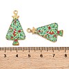 Christmas Theme Rack Plating Alloy Pendants FIND-M020-02B-G-3