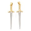 Rack Plating Brass Pendants X-KK-A185-11G-2