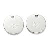 Non-Tarnish 304 Stainless Steel Charms STAS-P280-08P-1