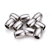 Tarnish Resistant 201 Stainless Steel European Beads LS-STAS-F250-02P-1
