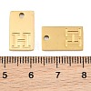 304 Stainless Steel Pendants SA-CBA1839-21G-H-3