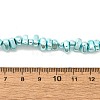 Baking Paint Electroplated Synthetic Non-magnetic Hematite Beads Strands G-H072-D01-01G-4