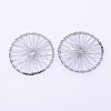 Wrapped Wire Iron Pendants IFIN-WH0053-41C-01-1