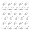 Unicraftale 40Pcs 304 Stainless Steel Leverback Earring Findings KK-UN0043-44-1