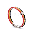 Imitation Leather Multi-strand Bracelets for Women Men WG7AE3D-14-1