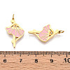 304 Stainless Steel Enamel Pendants STAS-N115-01B-G-3