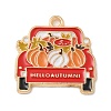Thanksgiving Day Alloy Pendants ENAM-R007-01G-06-1