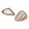 Natural Druzy Agate Slice Cabochons G-F826-E01-2