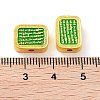 Alloy Enamel Beads ENAM-B001-02B-3