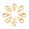 SHEGRACE Brass Lobster Claw Clasps XGR0011G-05G-1