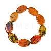 Dyed Natural Agate Beads Strands G-U029-F01-3