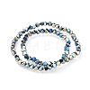 Electroplate Glass Beads Strands EGLA-L016-FP-A02-3