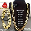 Alloy Cuban Curb Chains Necklaces & Bracelets Sets for Men WG37A02-02-2