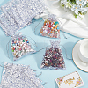 100Pcs Rose Printed Organza Bags OP-SP0001-06C-3