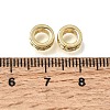 Brass Micro Pave Clear Cubic Zirconia Beads KK-K427-02D-G-2