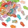 45Pcs 9 Colors Electroplate Transparent Glass Beads EGLA-YW0005-62-2