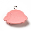 Opaque Resin Pendants RESI-G056-05-2