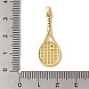 Brass Micro Pave Cubic Zirconia Pendants KK-S391-07G-01-3