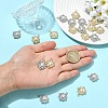 20Pcs 2 Colors Flower Alloy Rhinestone Pendants FIND-YW0011-39-3