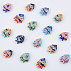 16Pcs 8 Colors Handmade Porcelain Beads PORC-DC0001-01-3