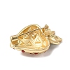 Alloy Rhinestone Brooches for Clothes for Women JEWB-F042-01MG-2