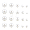Resin Imitation Pearl Beads RESI-CA0001-07-1