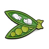 Pea Pod & Cat Enamel Pin JEWB-A014-03C-1