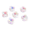 Transparent Glass Charms GLAA-O020-01B-1