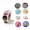 Round Dot Paper Thank You Stickers Roll DIY-D078-08A-1