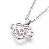 304 Stainless Steel Chain Necklaces NJEW-G335-43P-4