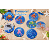 5D DIY Diamond Painting Cup Mat Kits DIY-TAC0021-09C-67