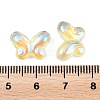 AB Color Plated Transparent Glass Beads GLAA-Z020-01E-3