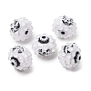 Halloween Opaque Acrylic & Resin Rhinestone Beads RB-CBA95A4-01A-1