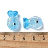 Handmade Foil Lampwork Fish Beads FOIL-Z001-01D-3