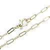 Brass Paperclip Chains MAK-S072-10A-14KC-1
